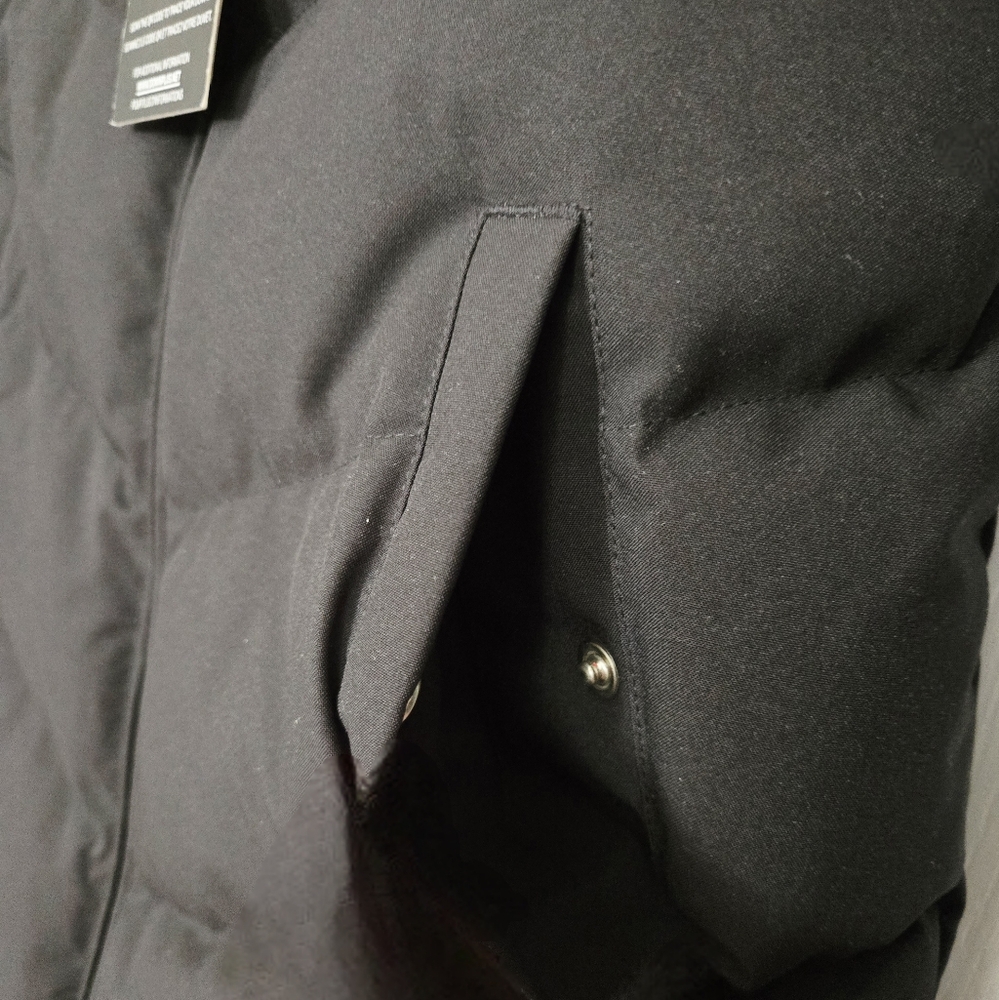 Authentic ATELIER NOIR Rudsak Trench Parka Jacket Coat Vest Black BNWT - Picture 8 of 16